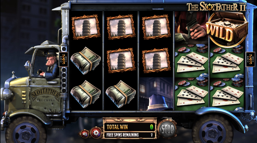 The Slotfather II - Free Spins Feature - win